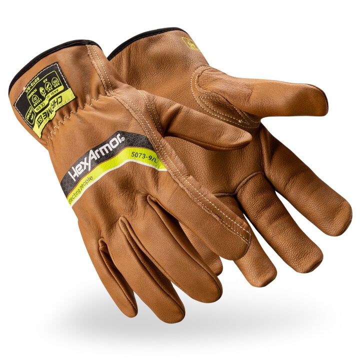 Hexarmor Chrome SLT Oil-Resistant Leather Work Gloves XL