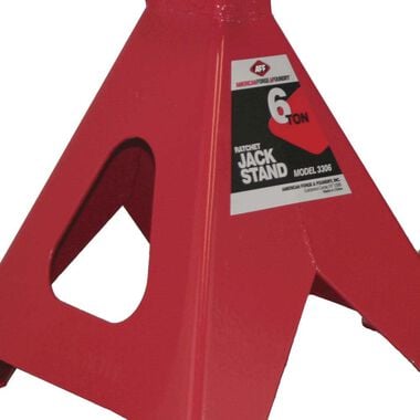 American Forge Ratchet Type Jack Stands 6 Ton 12000lb Capacity, large image number 2