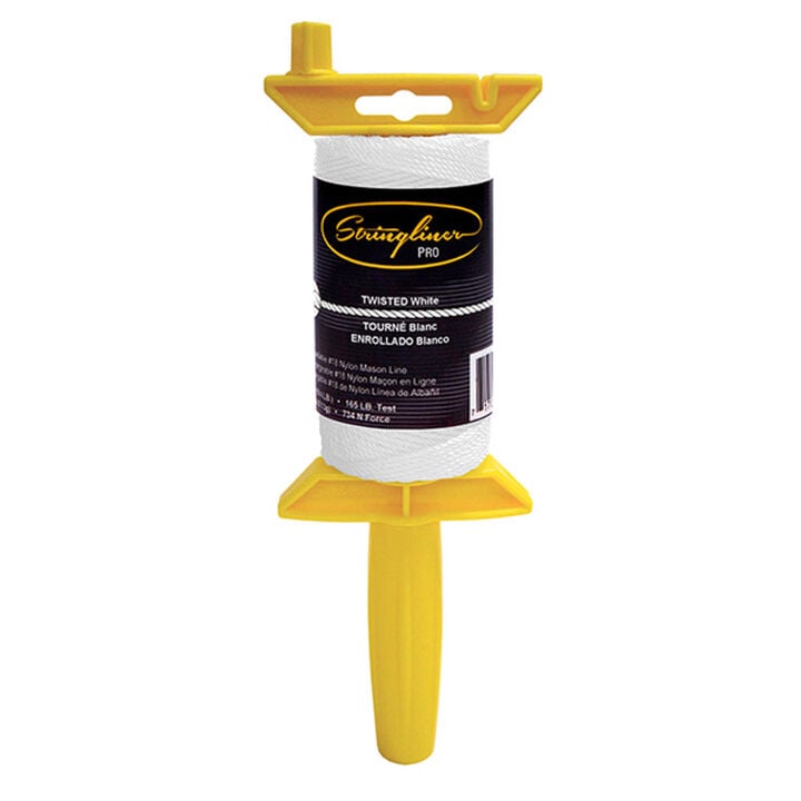 Stringliner Pro Twisted Line 270 ft with Reel White