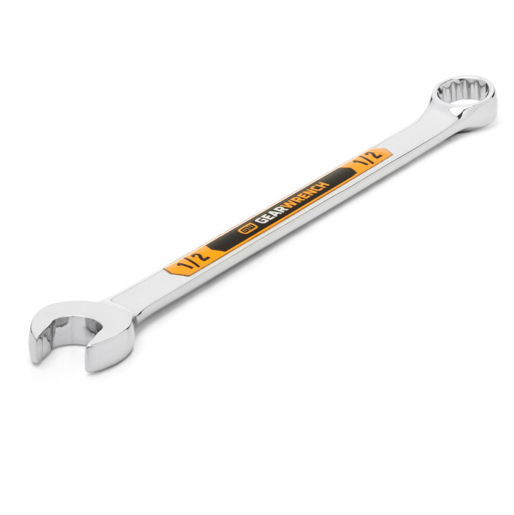 GEARWRENCH 1/2 Inch 12 Point Hi-Viz Long Pattern Combination Wrench, large image number 5