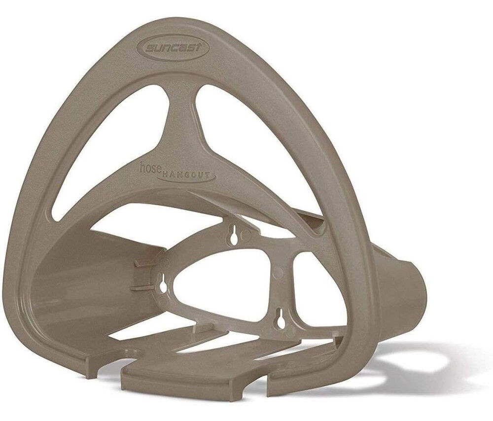 Suncast 150 Ft. Resin Wall Mounted Hose Hanger, Taupe, large image number 1