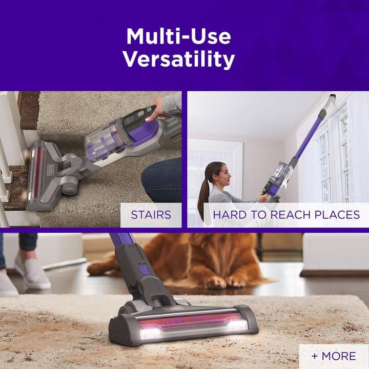 Black and Decker POWERSERIES Extreme 20V MAX Cordless Pet Stick Vacuum, large image number 4