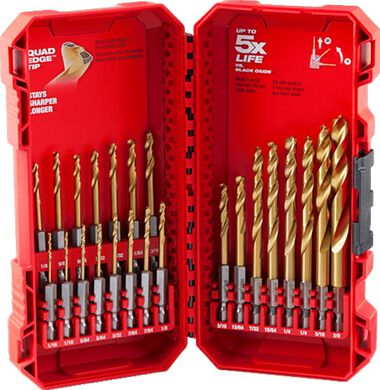Milwaukee SHOCKWAVE Impact Duty RED HELIX Drill Bit Set 23PC 48-89-4631 from Milwaukee - Tools