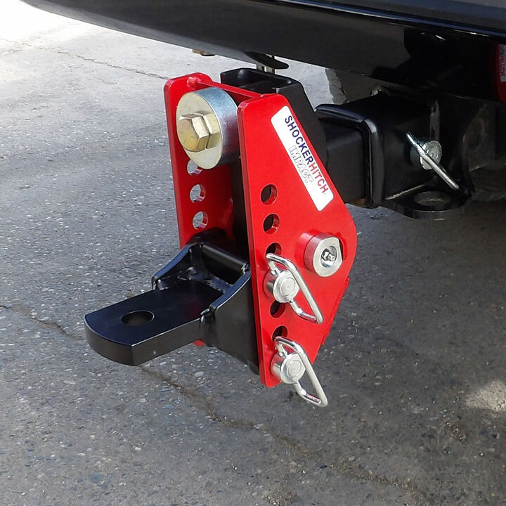 Shocker Hitch Impact 14K 2 Inch Cushion Hitch & Drawbar with 1 Inch Hole, large image number 2