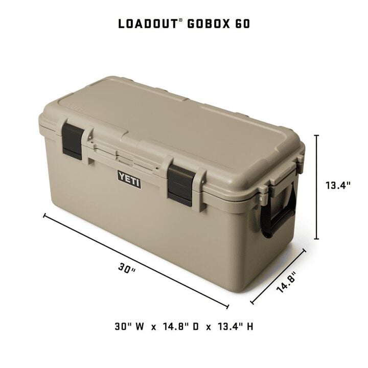 YETI Loadout GoBox 60 Gear Case Charcoal, large image number 12