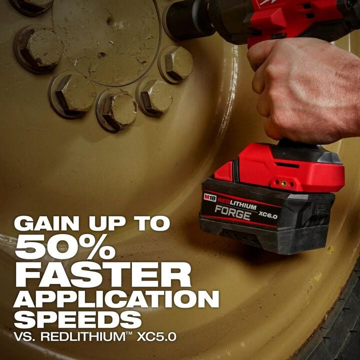 Milwaukee M18 REDLITHIUM FORGE XC6.0 Battery 2pk & Charger Kit Bundle, large image number 10