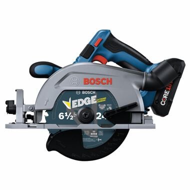 Bosch 18V 6 1/2in Circular Saw Blade Left Kit with 2 CORE18V 4Ah Compact Batteries, large image number 5