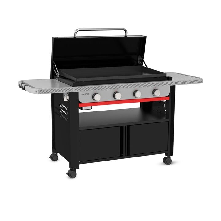 Weber Slate 36 Inch 4 Burner Liquid Propane Griddle with Cabinet Black, large image number 3