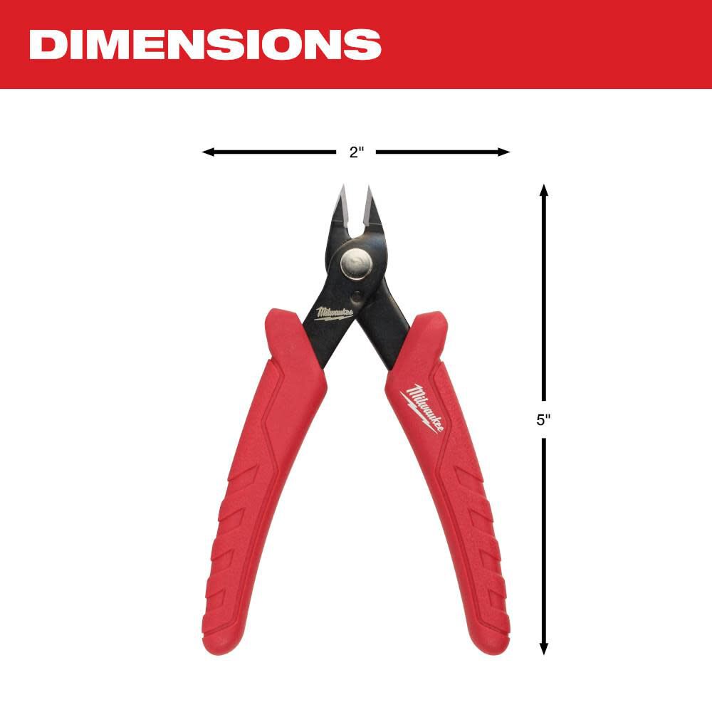 Milwaukee Mini Flush Cutters 48226105 from Milwaukee Acme Tools