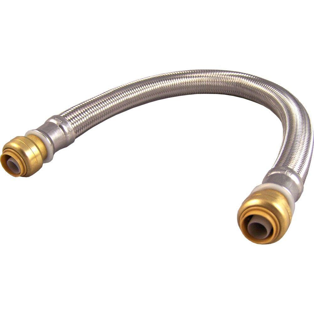 Sharkbite 1/2in PTC T x 1/2in D PTC 18in Hose Connector, large image number 2