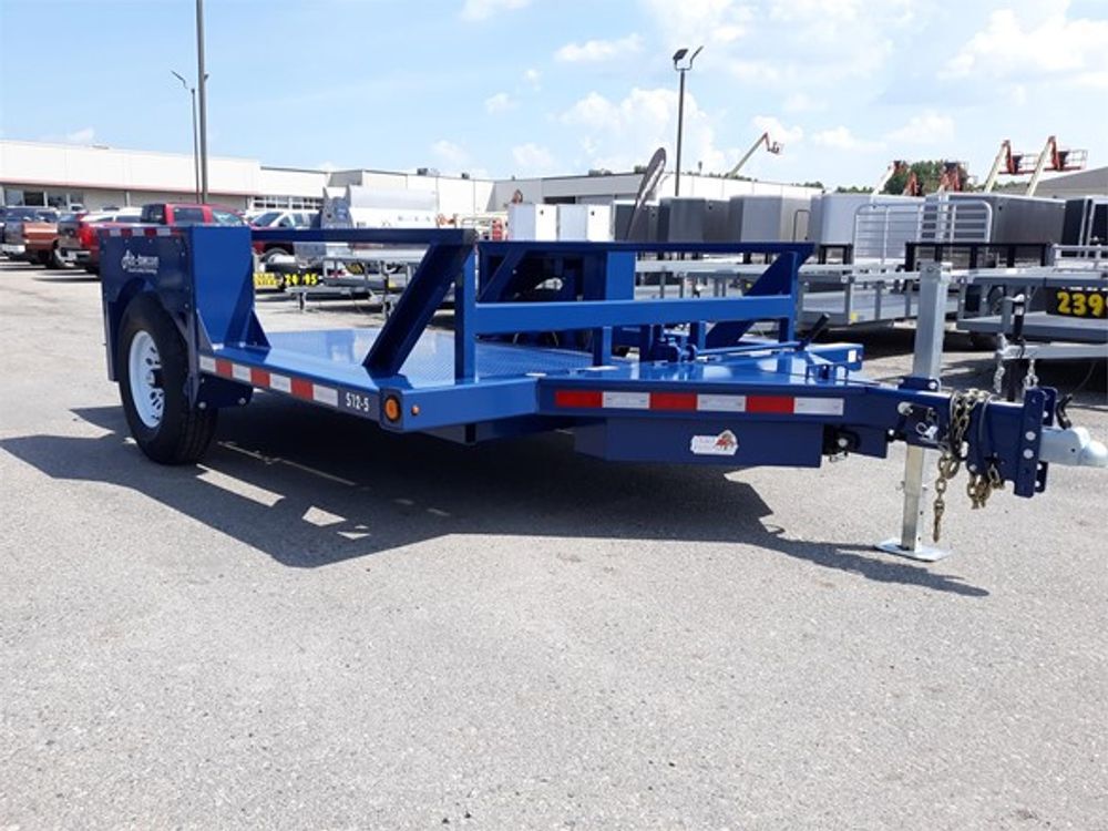 Air-Tow Trailers 12 Ft. Drop Deck Flatbed Trailer 75 Inch Deck Width - 5500# Capacity, large image number 12