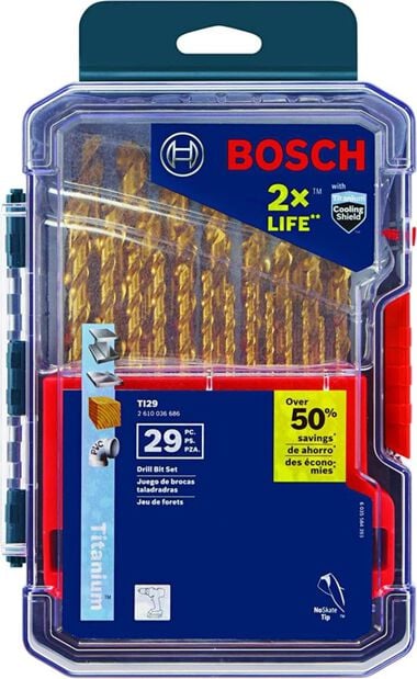 Bosch Titanium Metal Drill Bit Set 29pc