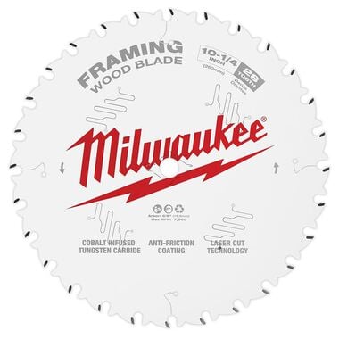 Milwaukee 10-1/4 in. 28T Framing Circular Saw Blade