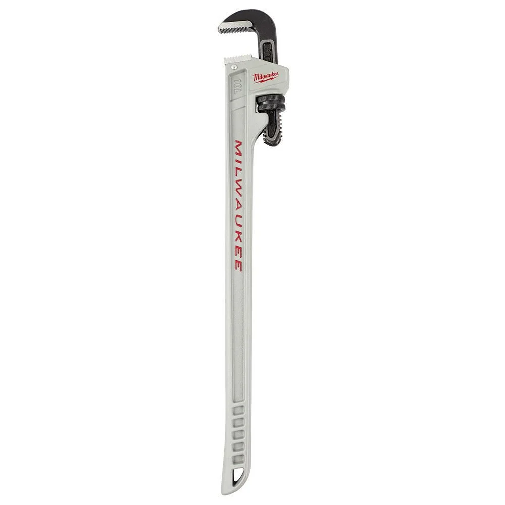 Milwaukee 10L Aluminum Pipe Wrench with POWERLENGTH Handle, large image number 1