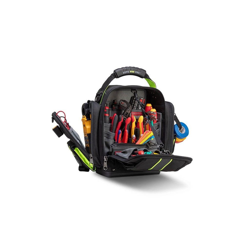 Veto Pro Pac 45 Lbs X-Large Zippered Meter Bag, Black/Hi-Viz Yellow, large image number 6