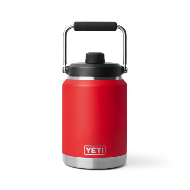 YETI Rambler Half Gallon Water Jug Rescue Red