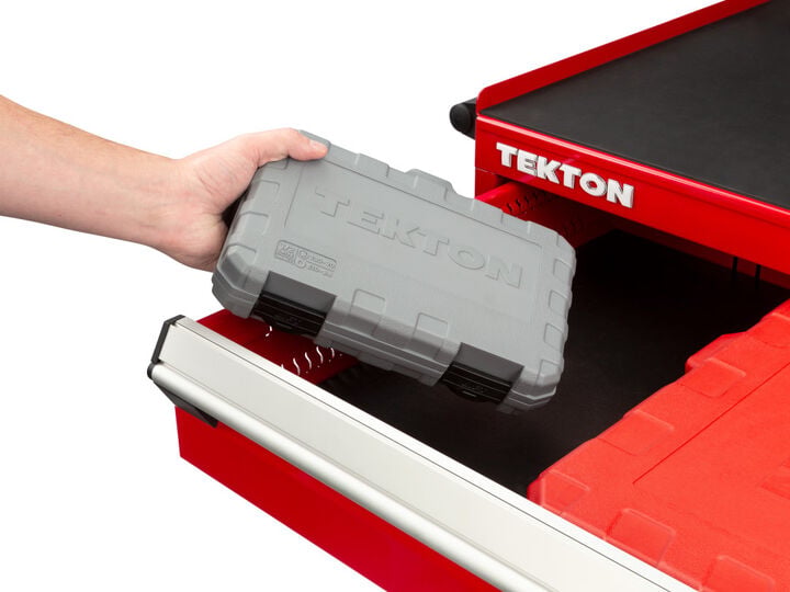 Tekton 1/2 Inch Torx and External Star Impact Socket Set T30-T70, E10-E24, large image number 3