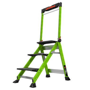 Little Giant Safety Jumbo Step Stool with Handrail