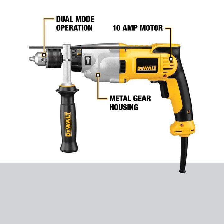 DEWALT 1/2 In. VSR Pistol Grip Hammerdrill Kit, large image number 5