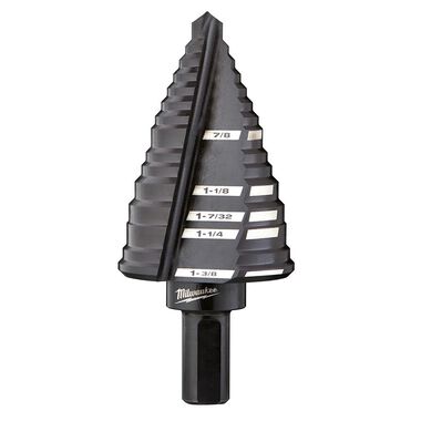 Milwaukee #12 Step Drill Bit 7/8 in. to 1-3/8 in.