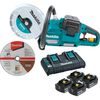 Makita 18V X2 (36V) LXT Lithium-Ion Brushless Cordless 9in Power Cutter Kit with AFT Electric Brake 4 Batteries (5.0 Ah), small
