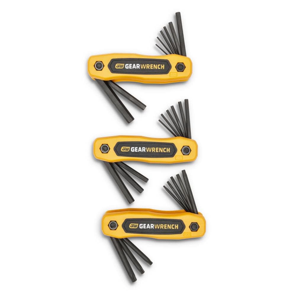 GEARWRENCH Folding Hex Key Set SAE/Metric/Torx 25pc - 83512