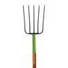 Ames 5 Tine Forged Steel Manure Fork with Cushion End Grip Handle, small