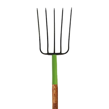 Ames 5 Tine Forged Steel Manure Fork with Cushion End Grip Handle, large image number 1