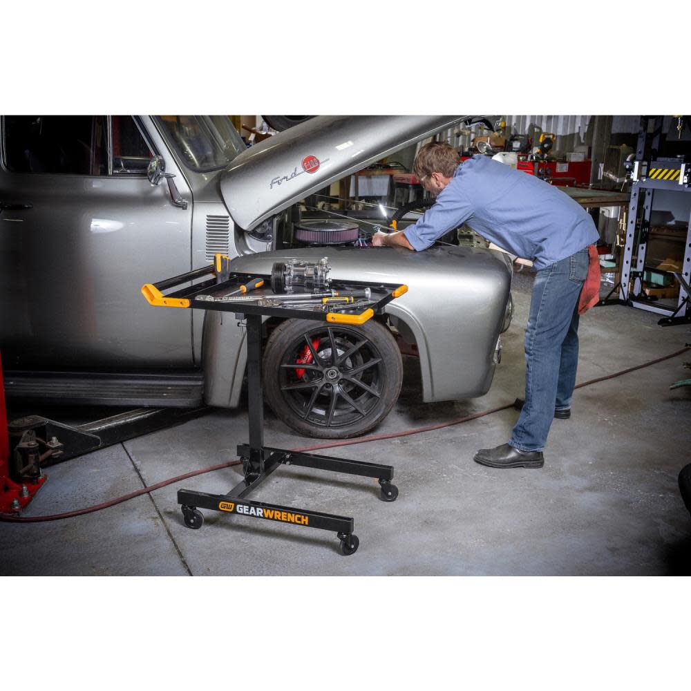 GEARWRENCH Adjustable Height Mobile Work Table 35in to 48in 83166