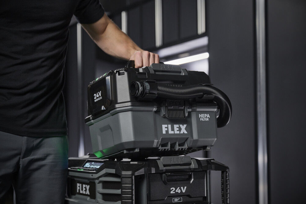 FLEX STACK PACK 24V 2.5 Gallon Wet/Dry Vacuum (Bare Tool), large image number 6