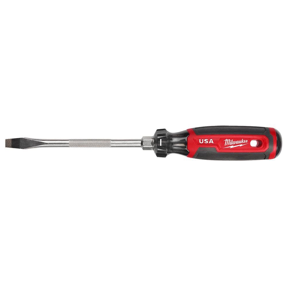 Milwaukee 5/16inch Slotted 6inch Cushion Grip Screwdriver (USA), large image number 1