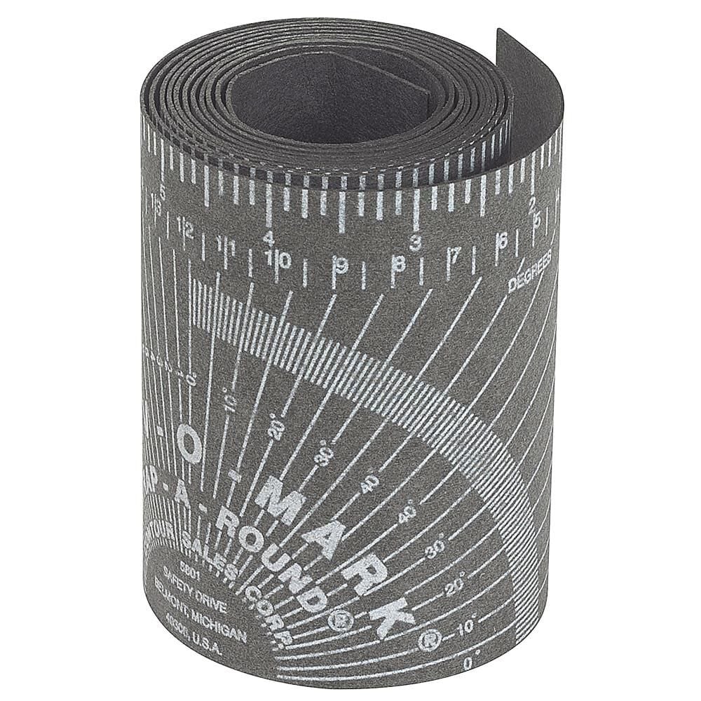 Jackson Safety Flexible Wrap-A-Round Pipe Marking Tool 4 In. to 12 In. Pipe Diameter Black XL, large image number 1