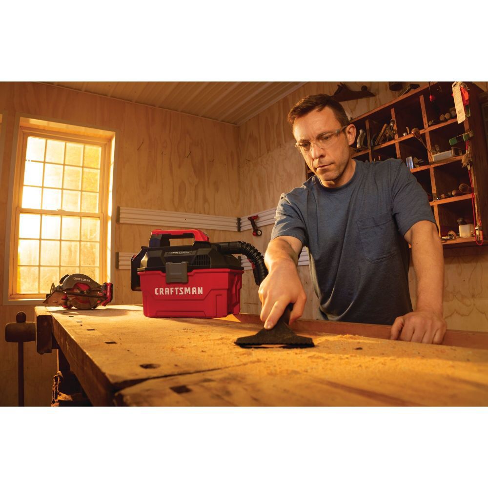 CRAFTSMAN V20 2 Gallon Cordless Wet Dry Vac Bare Tool CMCV002B Acme Tools