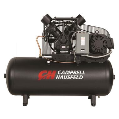 Campbell Hausfeld Air Compressor 120 Gallon 15 HP 3PH with Mag Starter