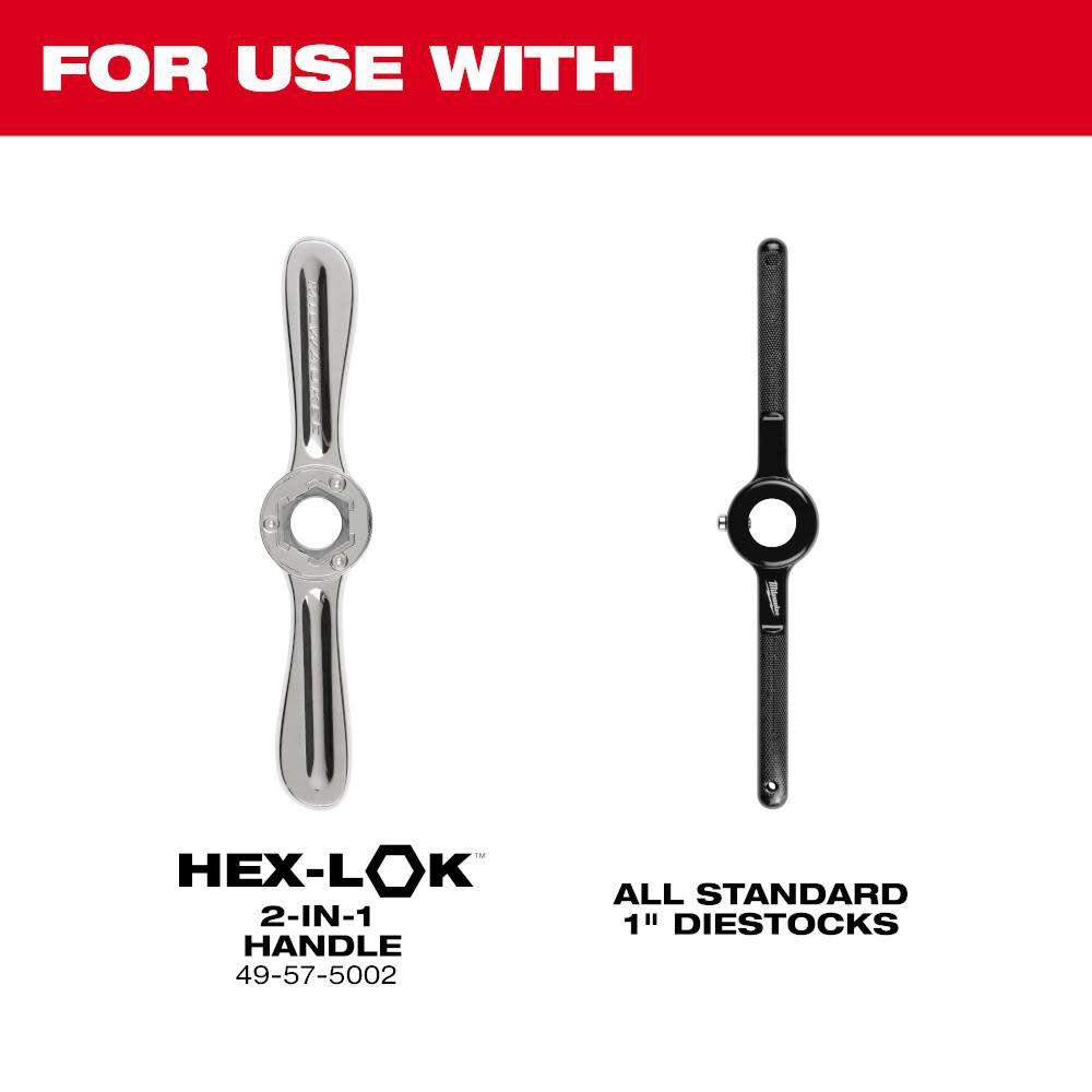 Milwaukee 10-32 NF 1-Inch Hex Threading Die, large image number 4