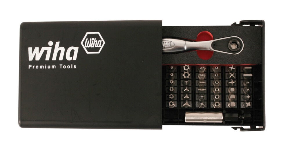 Wiha Security Bit Set with Mini Ratchet, 38 Pieces, large image number 2