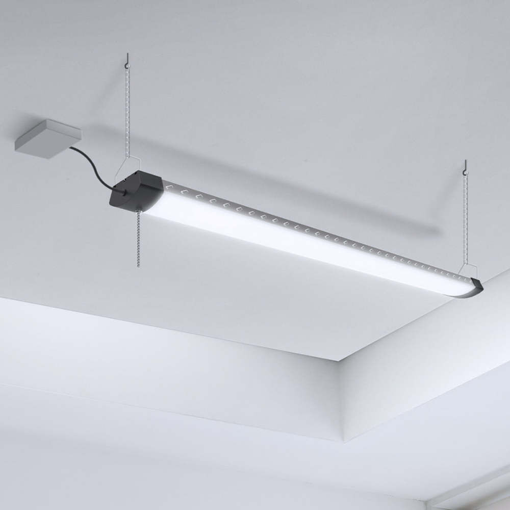 Feit Electric 4 Ft. Length 120V 120W 12000 Lumens High Output LED Shop Light Black, large image number 6