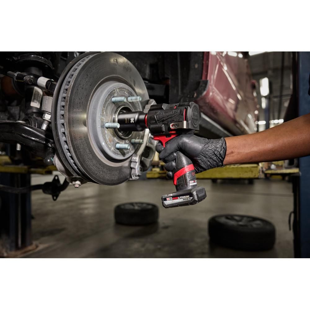 Milwaukee M12 FUEL Stubby 1/2" Pin Detent Impact Wrench (Bare Tool) with Protective Boot, large image number 5
