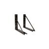 Buyers Products Company 18x18 Inch Bolted Black Formed Steel Mounting Brackets, small image number 1