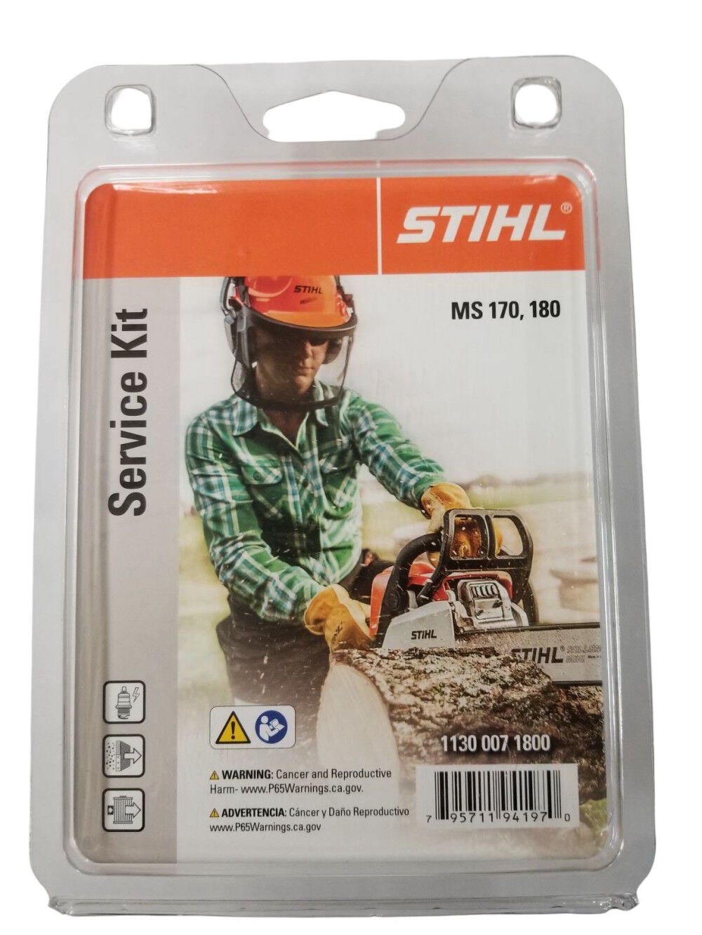 Stihl Chainsaw Service Kit for MS 170/180 Chainsaws, large image number 2