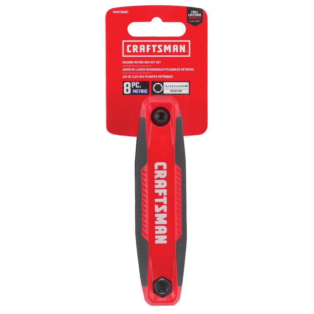 CRAFTSMAN 8-Key Metric Folding Hex Key Set, large image number 3