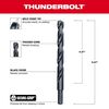 Milwaukee 31/64 In. Thunderbolt Black Oxide Drill Bit, small