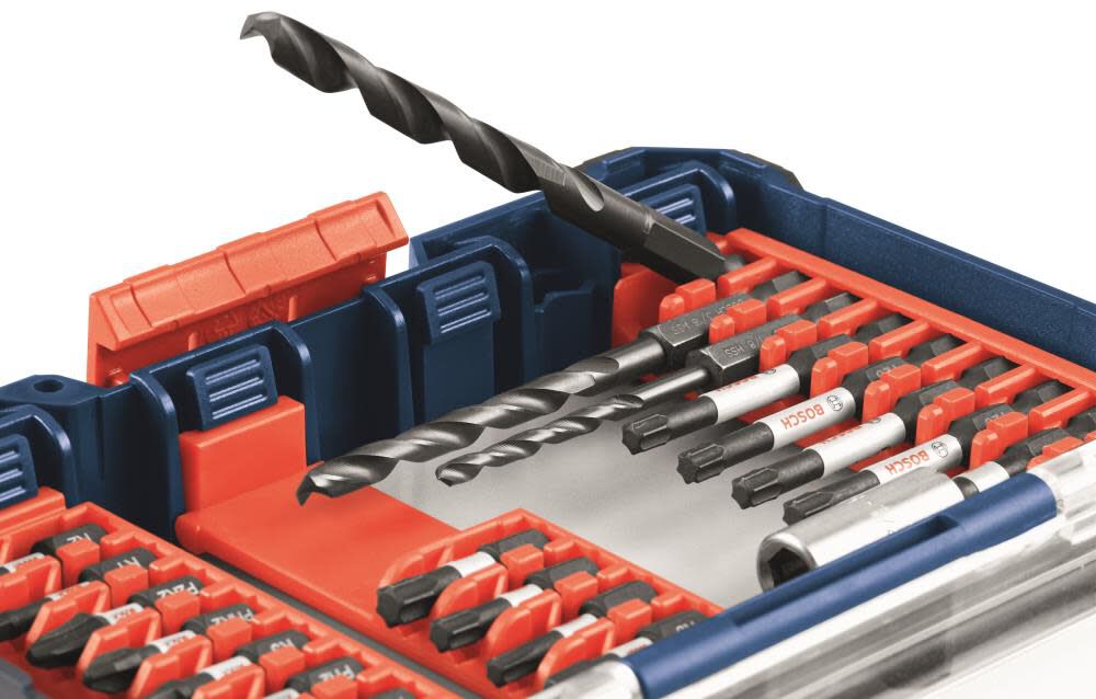 Bosch 8 pc Impact Tough Black Oxide Drill and Drive Bits with Clip for Custom Case System, large image number 4