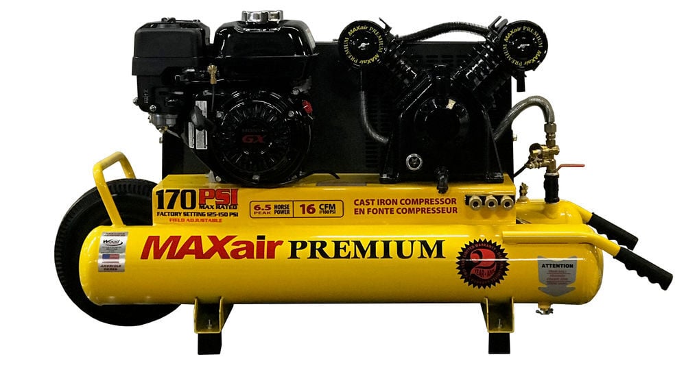 MAXair Air Compressor Twin Tank 6.5 HP, large image number 1