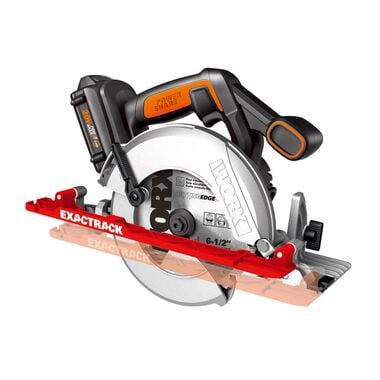 Worx 20v 6-1/2in Circular Saw ExacTrack Kit