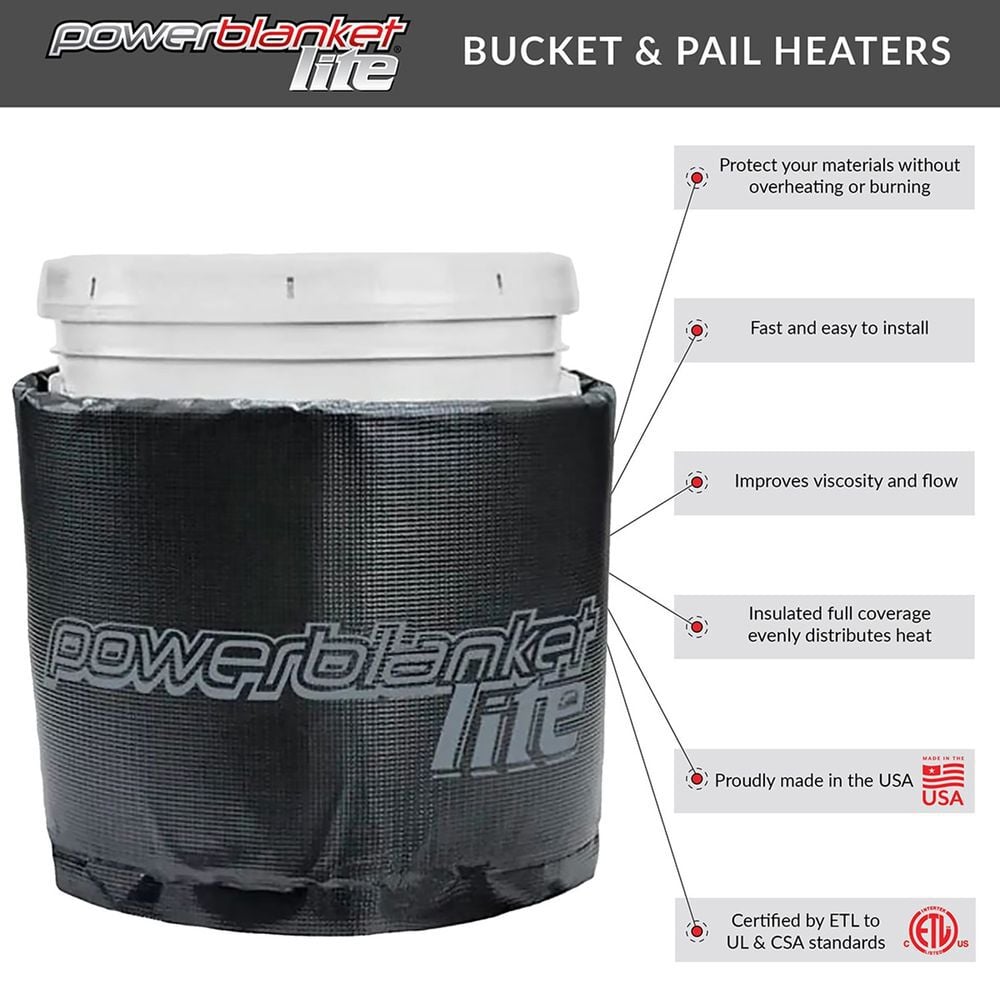 Powerblanket 5 Gallon Pail Heating Blanket, large image number 5