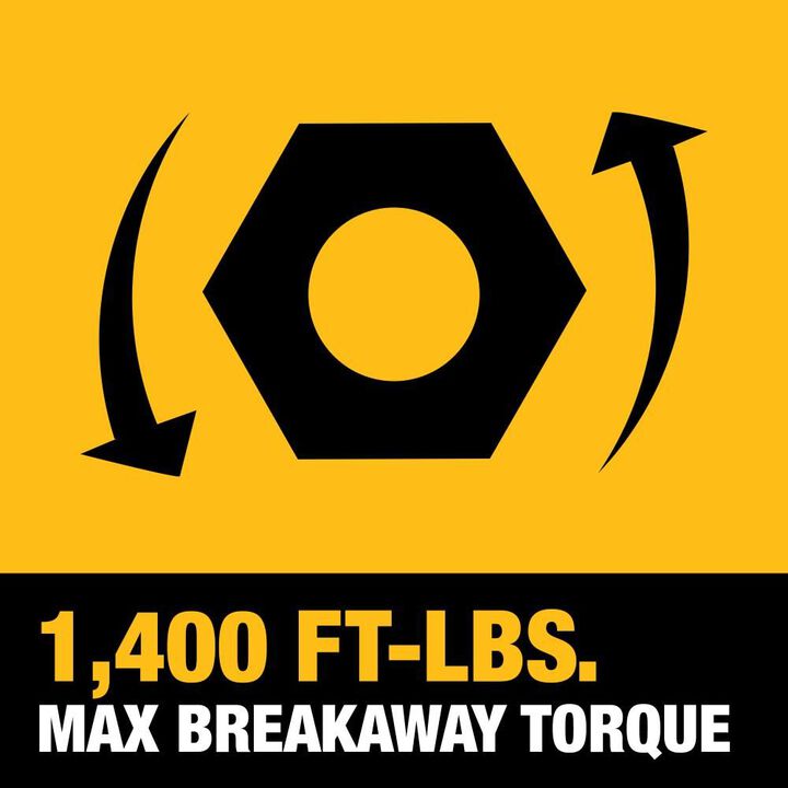 DEWALT 20V MAX XR 1/2in High Torque Impact Wrench with Hog Ring Anvil Kit, large image number 12