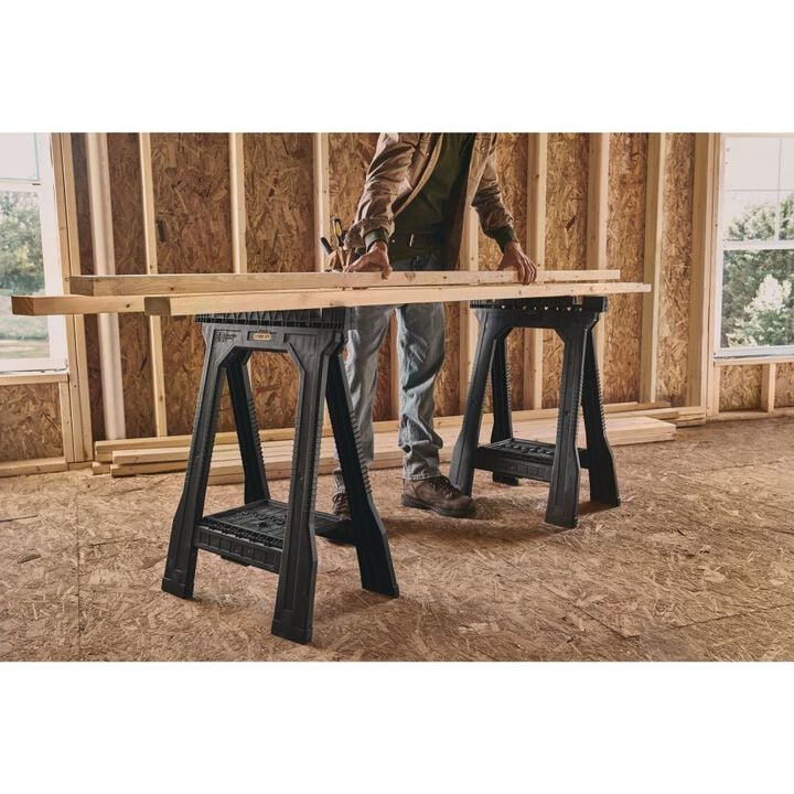 Stanley Folding Sawhorse, 2 Pack, large image number 7