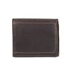 Carhartt Dark Brown Pebble Leather Passcase Wallet, small image number 1