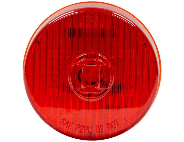 Buyers Products Company 2.5 Inch Red Round Marker/Clearance Light with 7 LED, large image number 0